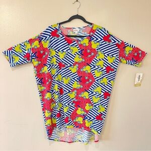 LuLaRoe Disney Irma Tunic 3D Mickey size Large NWT